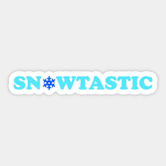 Snow is fantastic - SNOWTASTIC Sticker by Artstastic